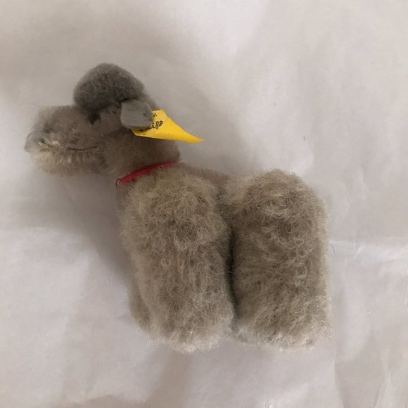 ~VTG~ Steiff Gray "Snobby" Poodle - Picture 2 of 11